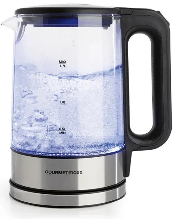GOURMETMAXX Üveg vízforraló 1,7L 2200W DS12053-L