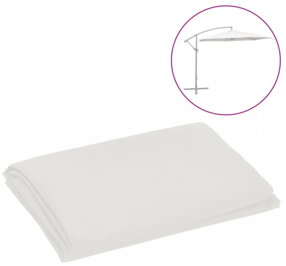homokfehér konzolos napernyő csereponyva 300 cm