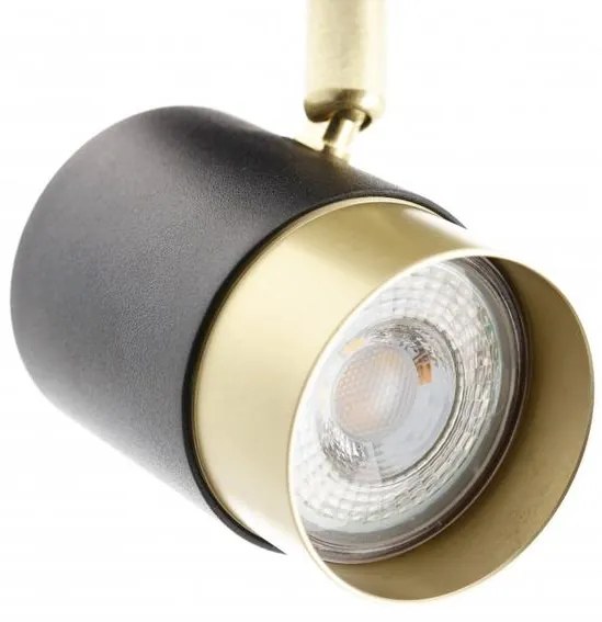 Lámpa Mennyezeti lámpatest ORIO, aluminium, 24.0x5.5x14.0 , IP20, 2*GU10, max. 50W, kör, fekete