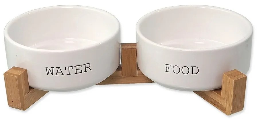 Kerámia tálka szett álvánnyal kutyáknak ø 13 cm Dog Fantasy – Plaček Pet Products
