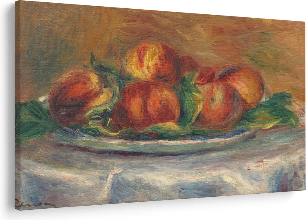 Kép - Auguste Renoir, Peaches on a  Plate, reprodukciók (90x60 cm)
