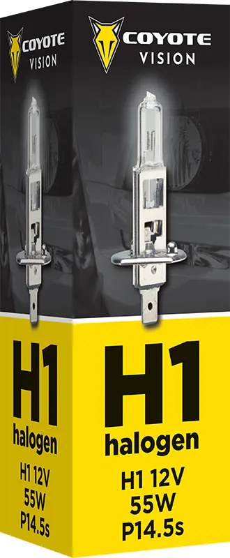 Izzó 12V H1 55W COYOTE VISION 55W izzó