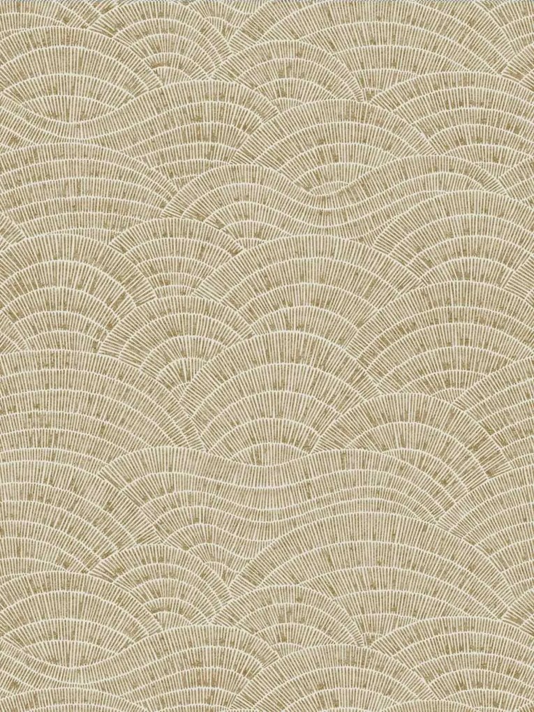 Esselle Home Elemental Dalty bézs hullámos texturált vlies tapéta – 100627EH