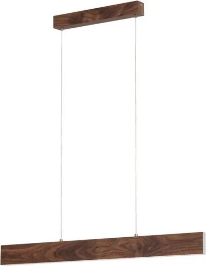 Eglo 39346 - LED kábeles csillár CLIMENE LED/17W/230V + LED/4,2W dió