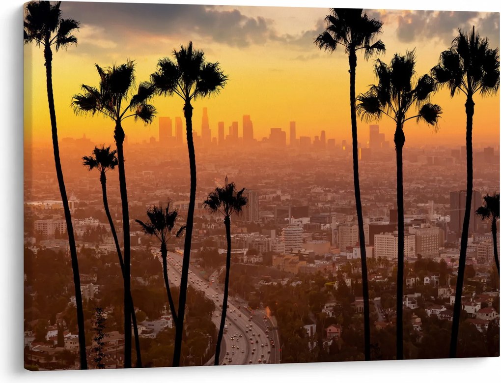 Kép - Los Angeles panorámája (70x50 cm)