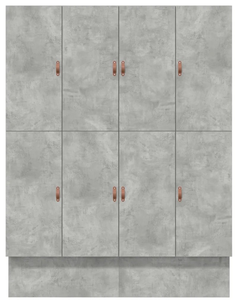 tárolóágykeret beton szürke 200x200 cm