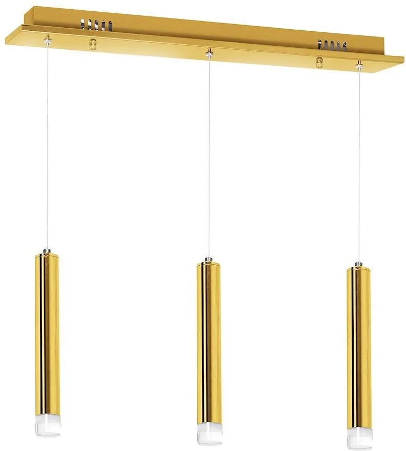 MILAGRO ML5714 GOLDIE Többágú Függesztett Lámpa Arany LED IP20
