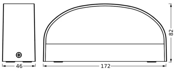 Ledvance - LED Kültéri fali lámpa ENDURA STYLE ILAY 2xLED/3,8W/230V IP65