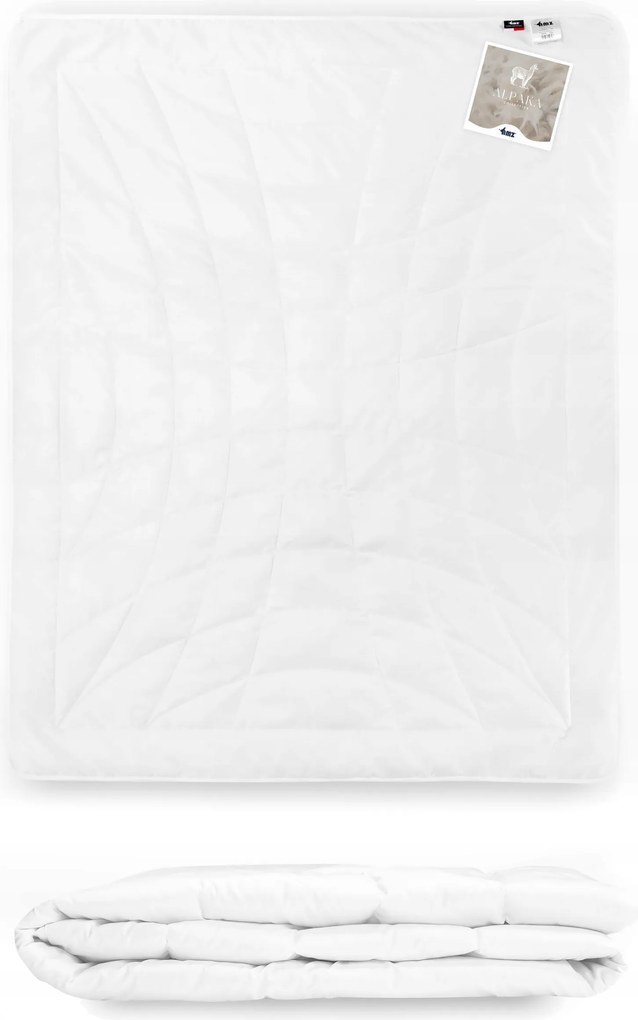 Alpaka nyári paplan természetes hipoallergén gyapjú könnyű 180x200 Amz