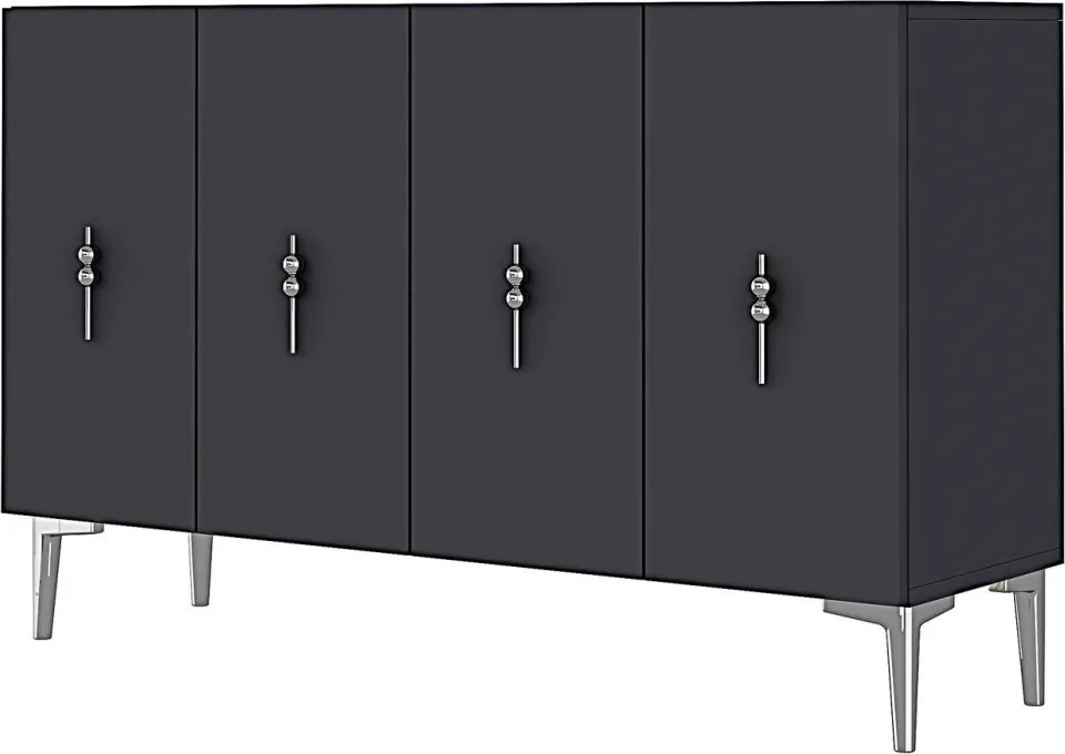 Salkım 120 - Anthracite, Silver