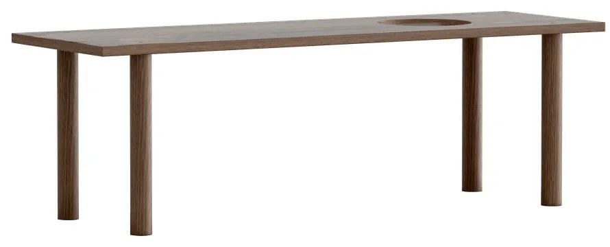 Barna moduláris polcrendszer elem tölgyfa dekorral 110x35 cm Stories – UMAGE