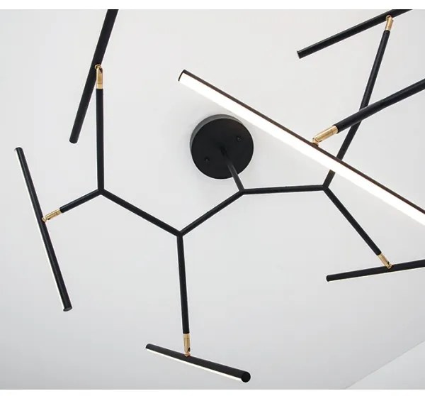 Zambelis 2072 - LED Dimmelhető csillár rúdon LED/68W/230V fekete