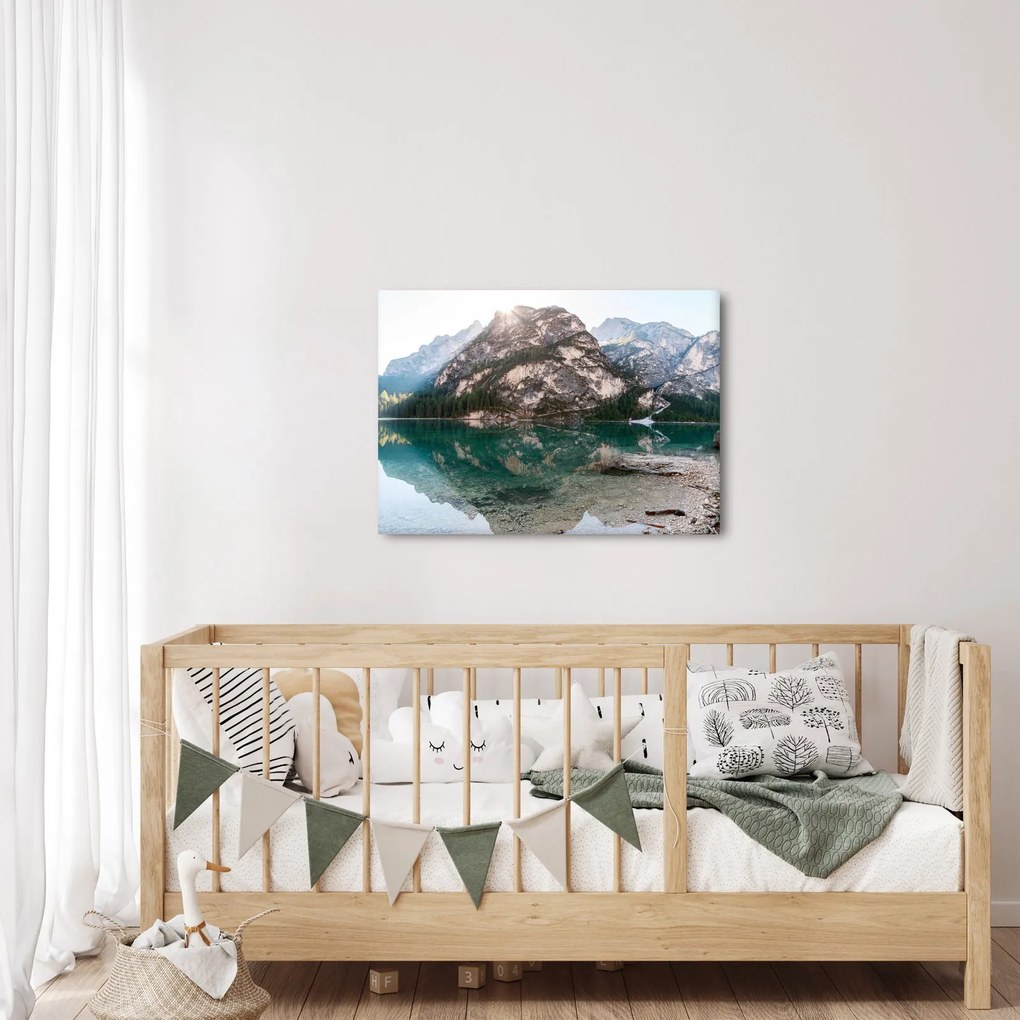 Kép egy hegyi tóról (70x50 cm)