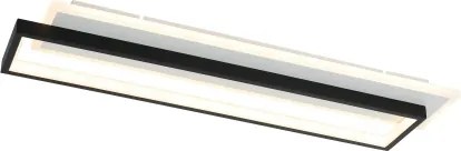 Brilagi - LED dimmelhető mennyezeti lámpatest OUTLINE LED/66W/230V 15x60 cm fehér/fekete + távirányító
