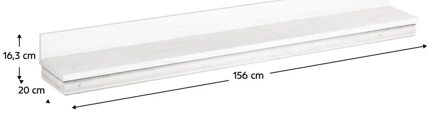 KORA KP1 polc, andersen fenyő