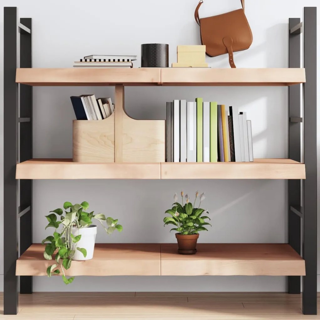 kezeletlen tömör tölgyfa fali polc 120x60x(2-6) cm