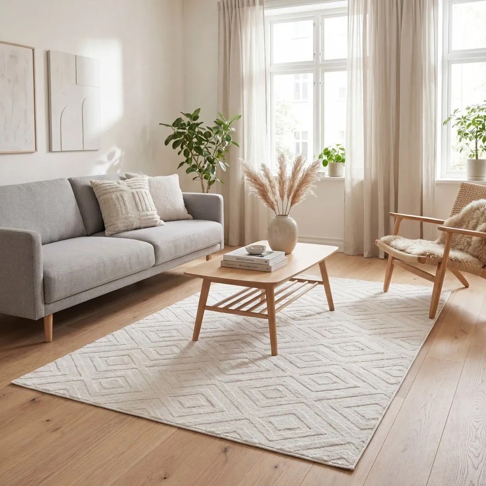 Krémszínű szőnyeg 200x290 cm Estilo – Universal