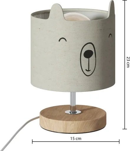 Atmosphera - Gyermek asztali lámpa TOXEY 1xE14/25W/230V mackós