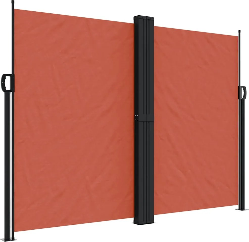 vidaXL terrakotta behúzható oldalsó napellenző 180 x 1200 cm