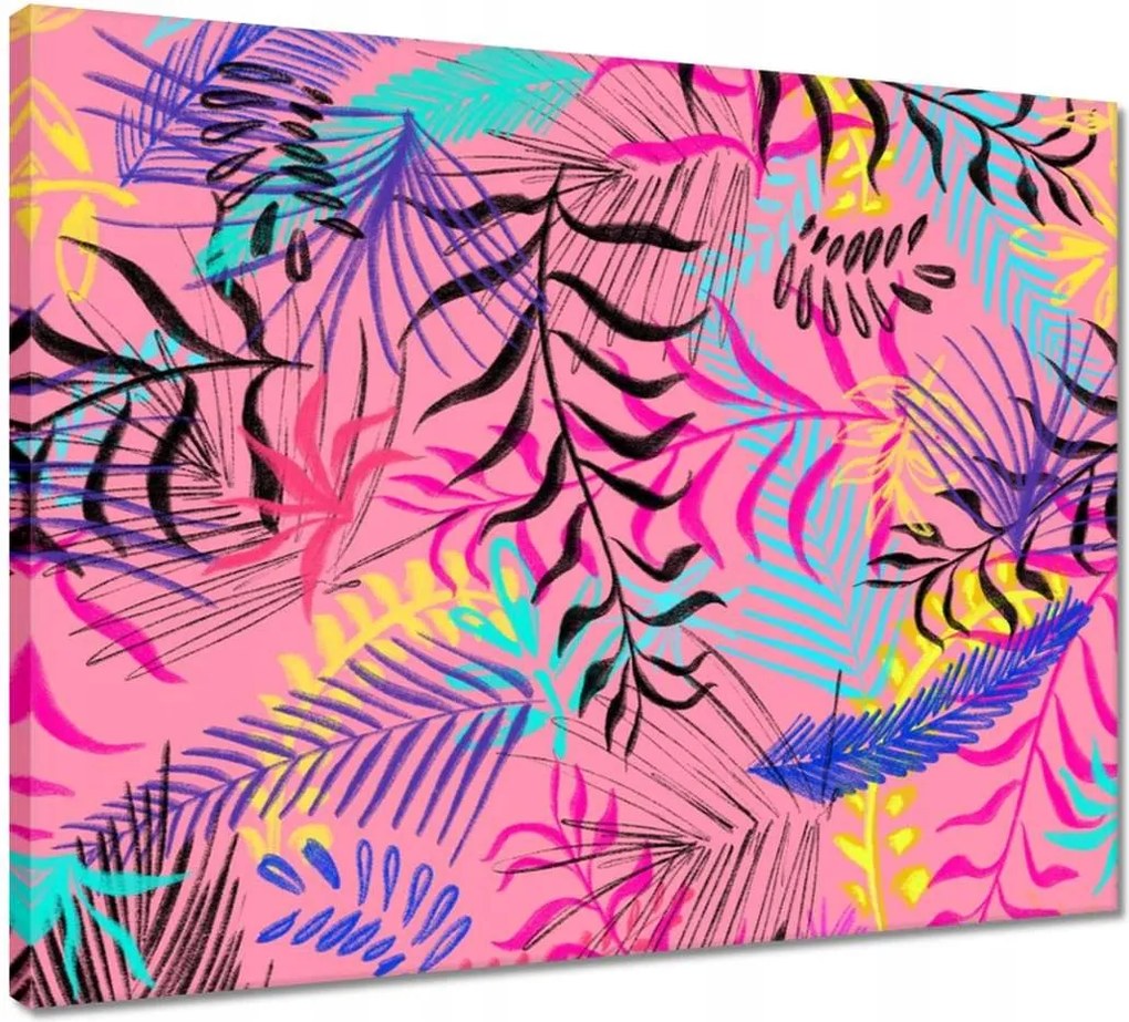 Vászonkép 50x40 Rózsaszín kompozíció Virágok