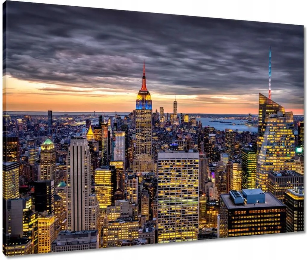 Vászonkép 80x60 New York felülnézet