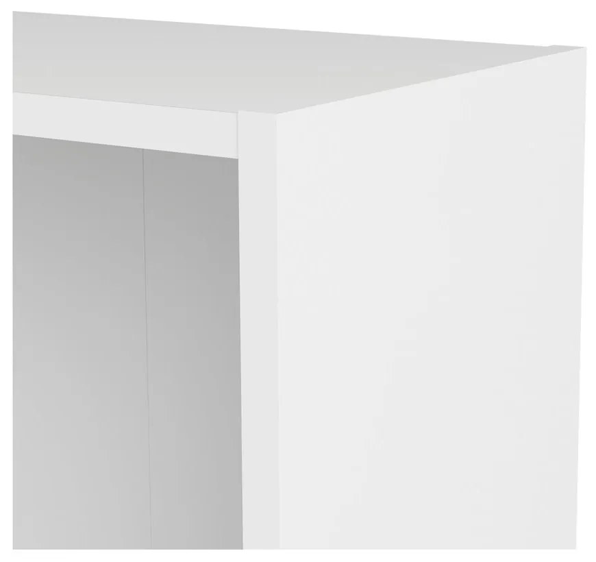 Basic fehér könyvespolc, 79 x 203 cm - Tvilum
