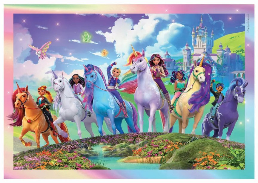 Unikornis Akadémia Mystic 104 db-os puzzle Clementoni