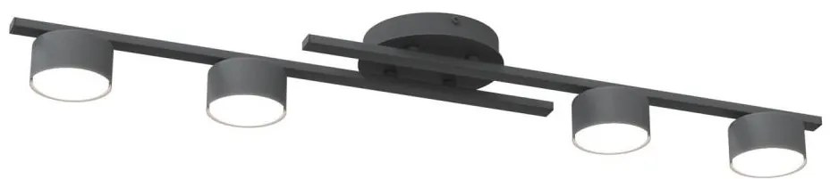 Mennyezeti lámpa FRAGMENT 4xGX53/12W/230V fekete