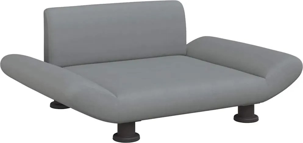 vidaXL világosszürke szövet kutyaágy 70 x 45 x 28 cm