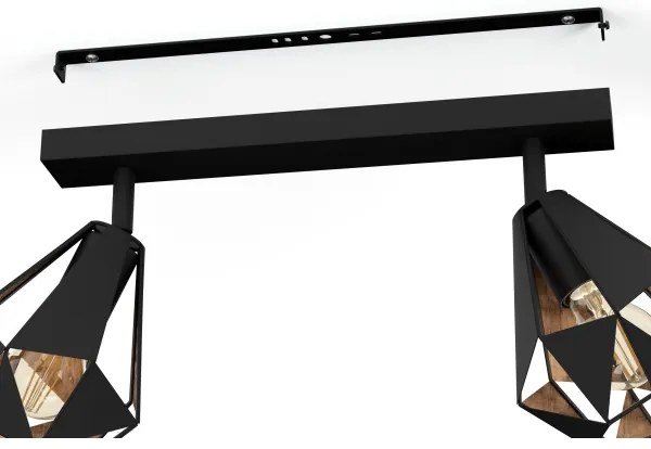 Eglo 43716 - Spotlámpa CARLTON 2xE27/40W/230V