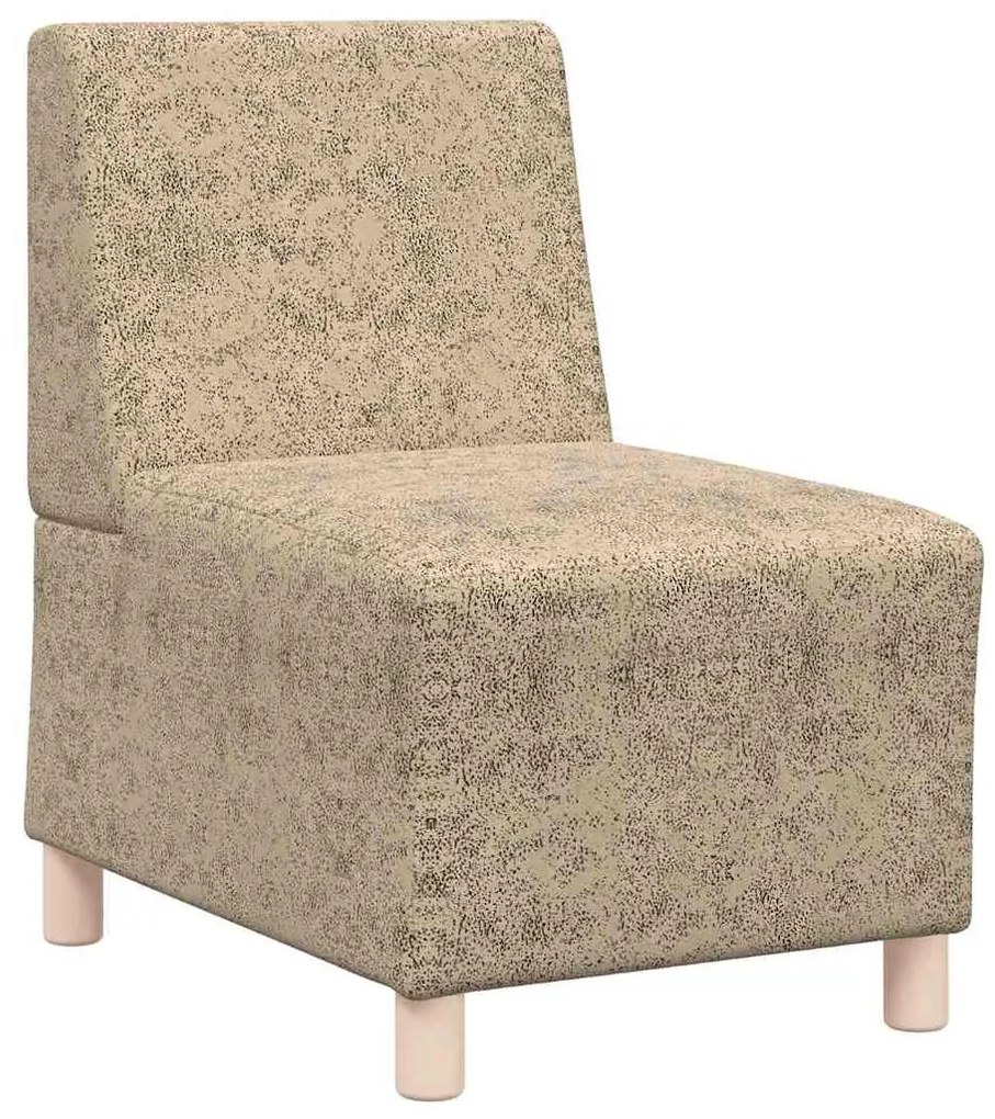 világosszürke művelúr kanapéfotel 55 cm