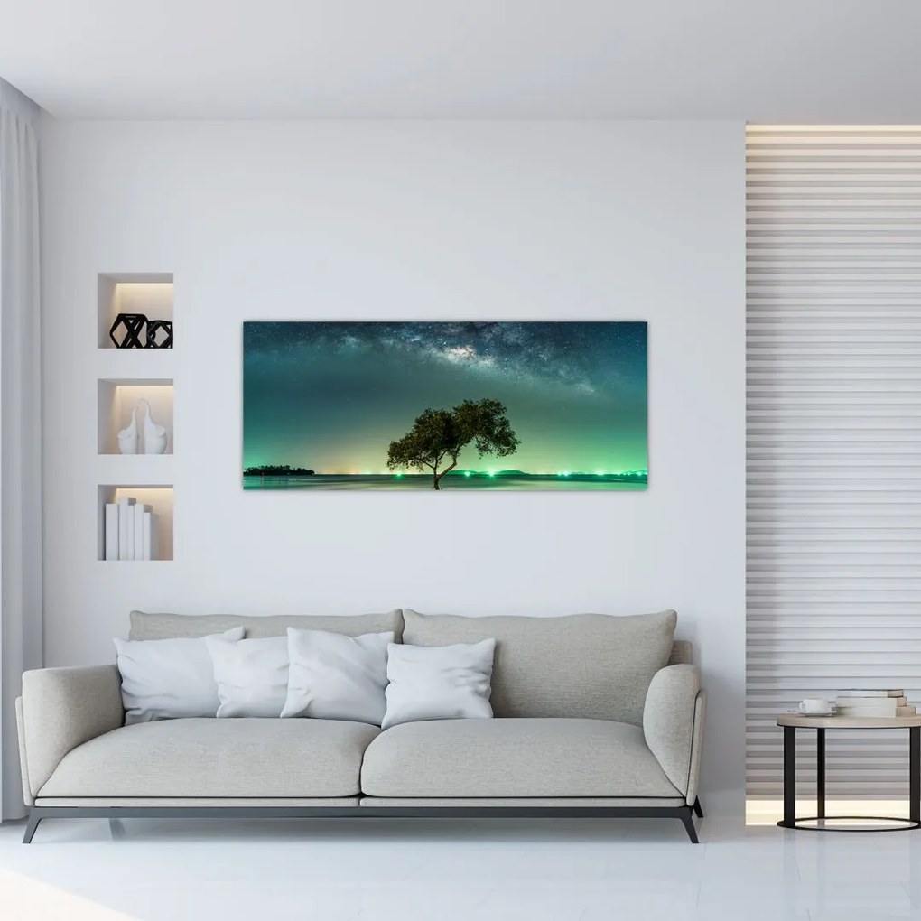 Az éjszakai égbolt képe (120x50 cm)
