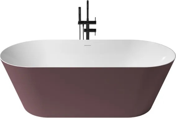 Leman kád_75x170_Rosa Metallic/Blanco Brillo