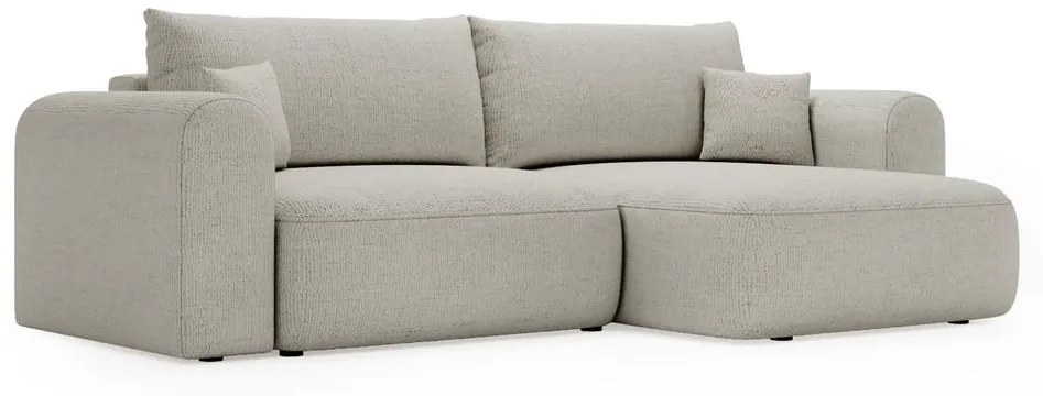 Sarokkanapé Sorento  (bézsszürke + fekete). 1099447