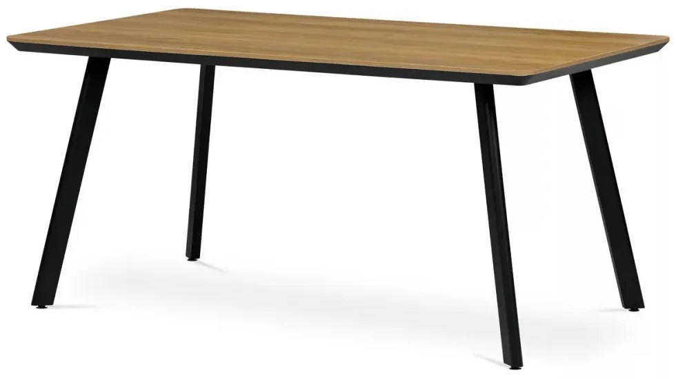 Étkezőasztal Kőris-Tölgy Mintázattal 160x90x76 cm. Belföldi Raktárról