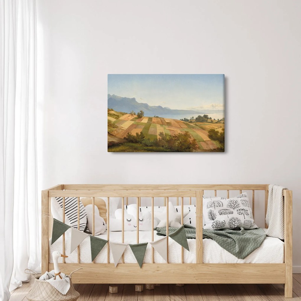 Kép - Alexandre Calame, Swiss Landscape, reprodukciók (90x60 cm)