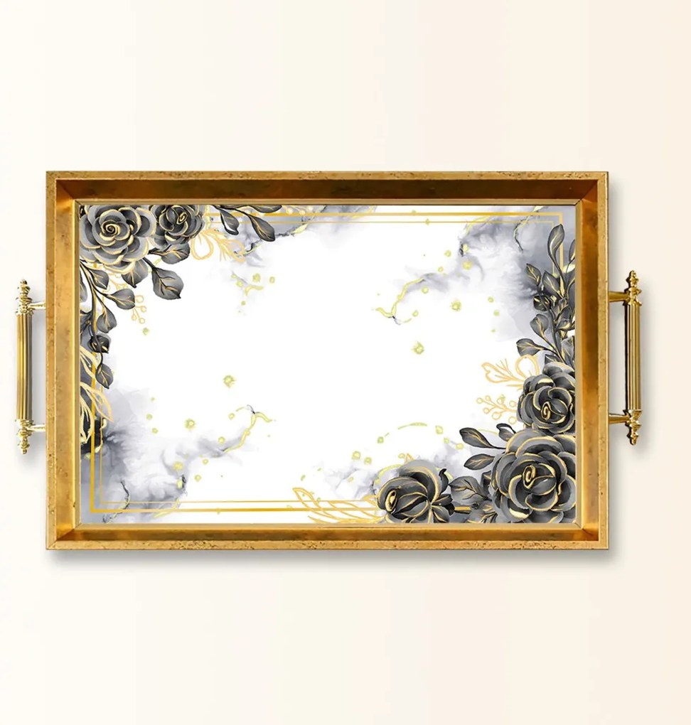 Üveg tálca, 38×24 cm – TPEA9771
