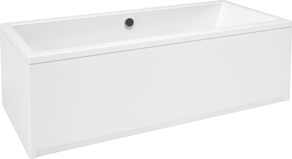 Nagy téglalap alakú akril kád Quatro Duo 180x80 lábakkal