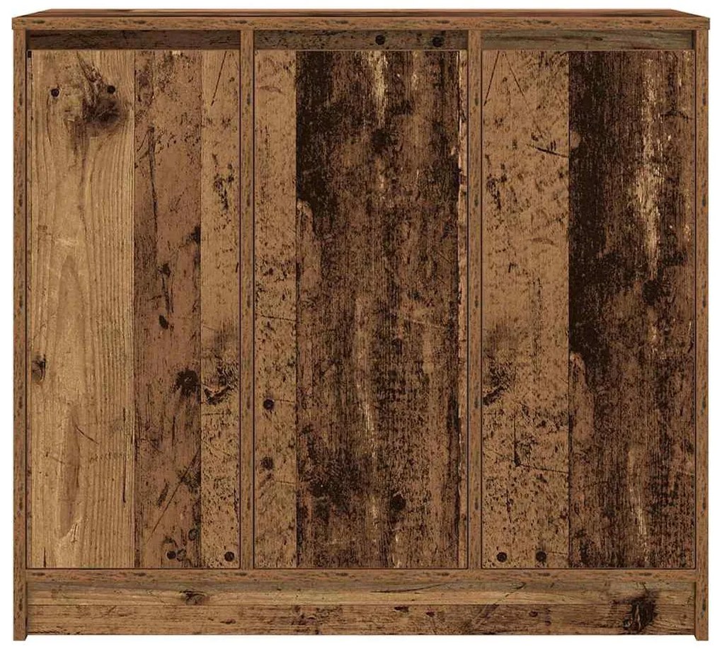 antik fa szerelt fa tálalószekrény 85x34x76 cm