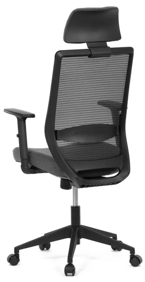 Scaun pivotant negru cu mecanism sincron. KA-V3329