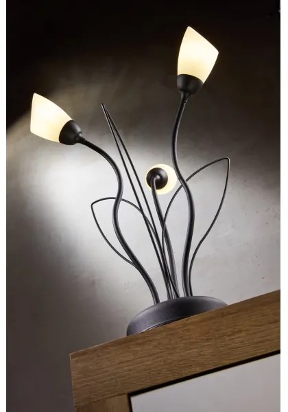 Jupiter 2065 - Asztali lámpa GLORIOSA 3xG9/14W/230V fekete