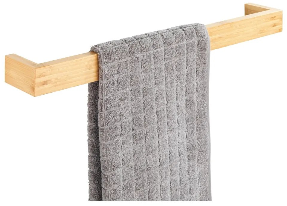 Light bambusz fali törölközőtartó, szélesség 60 cm - Wenko
