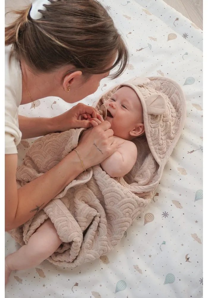 Elefántcsont színű bio pamut gyerek takaró 90x120 cm Dreamland – Cam Cam Copenhagen