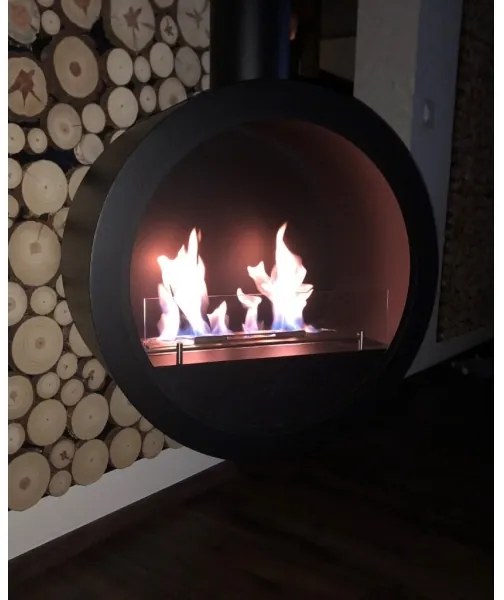 InFire - Függő BIO kandalló á. 70 cm fekete