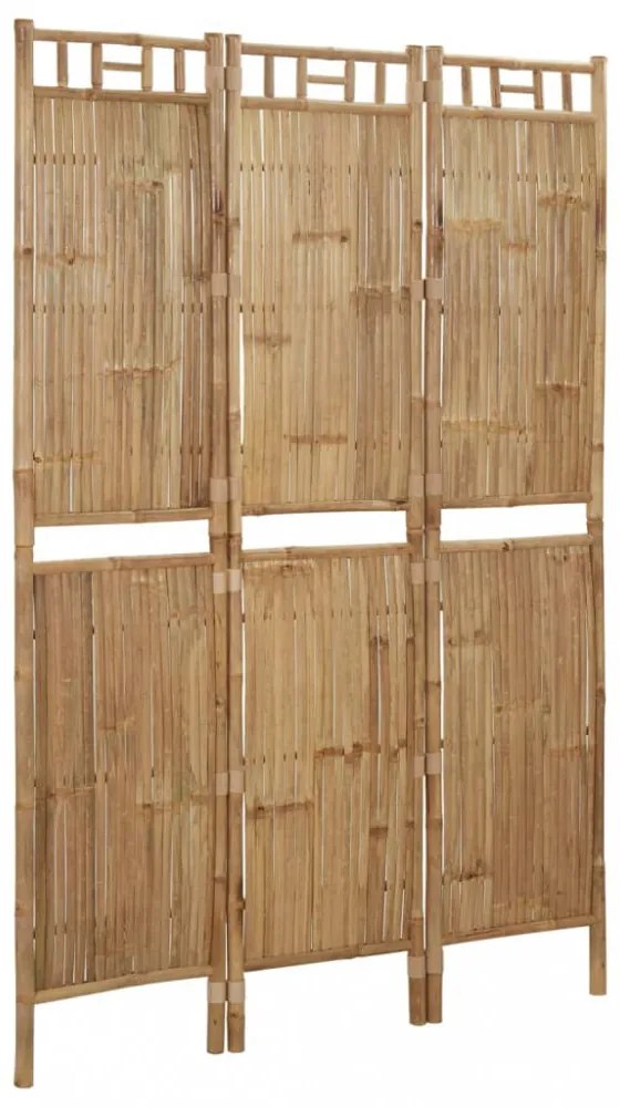 3 paneles bambusz térelválasztó 120 x 180 cm