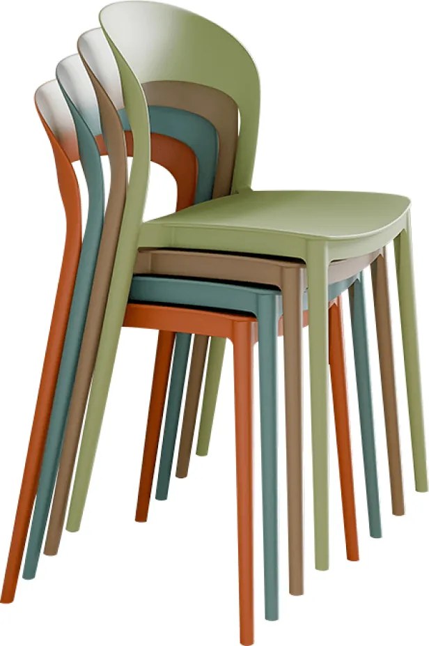 Rakásolható szék, szürke, RADANA NEW