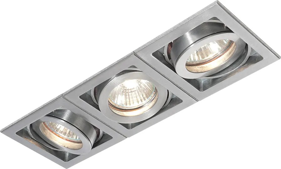 Endon XENO 52409 Beépíthető spotlámpa 3x50W/GU10 IP20