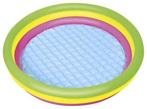 Inflatable rainbow pool 152cm Bestway 51103