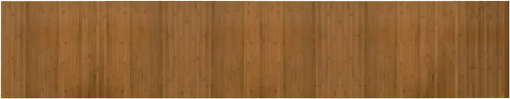 vidaXL négyszögletű barna bambusz szőnyeg 60 x 300 cm