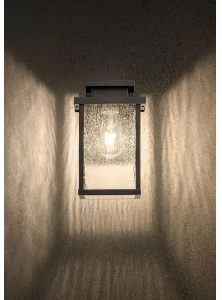 Redo 90462 - Kültéri fali lámpa YARD 1xE27/42W/230V IP44 antracit